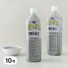 맑은물에 연해주콩 흑임자 콩물, 1L, 10개