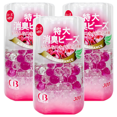 EMO 特大型消臭珠 玫瑰香, 300g, 3罐