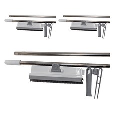 U-mop 90度直角縫隙地板刷, 灰白, 3個