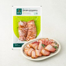 정다운 훈제 돼지 삼겹 슬라이스, 1개, 400g