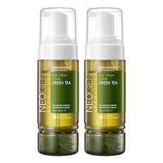 NEOGEN 綠茶清新泡沫洗面乳, 160g, 2個