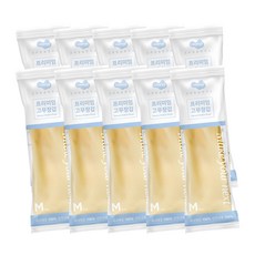 不含橡膠實驗室高級橡膠手套, 中(M), 象牙白, 10包