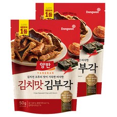 Dongwon 東遠 Yangban 兩班 泡菜風味海苔脆片, 2包, 50g