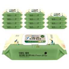 FromNature 多用途清潔拖把清潔布特大號帽型, 12包