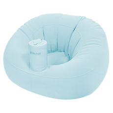 Richell 利其爾 充氣嬰兒沙發椅 藍色