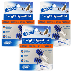 Macks 플라이트가드 항공귀마개 2p, 3개, 2개입