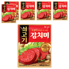대상 쇠고기 감치미, 500g, 6개