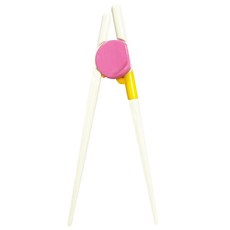 Need LOHAS 享樂活 兒童學習筷5雙組 16.5 x 3cm 2歲以上, 白色 + 桃紅色, 1組