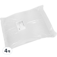 大成產業 直式透明吸管 7 x 250 mm, 500入, 4個