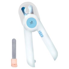 딩동펫 반려동물 LED 라이트 발톱깎이 15 x 4.3 cm, LED 라이트 발톱깍기 블루, 블루, 1개