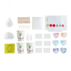 DIY肥皂組, 粉色+藍色+薄荷綠+紫色+海軍藍+橘色
