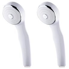 SAMWON COBRA SS蓮蓬頭, 2個, 白色