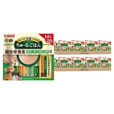 INABA Churu 犬用 綜合營養肉泥, 雞柳 + 雞肉, 280g, 32袋