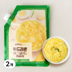 곰곰 부드러운 에그 샐러드 콘버터맛, 1kg, 2개