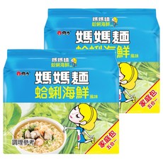 維力 媽媽麵 蛤蜊海鮮 80g, 10包