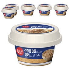 햇반 귀리소고기죽, 265g, 6개