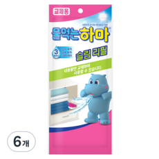 물먹는하마 슬림 리필, 150g, 6개