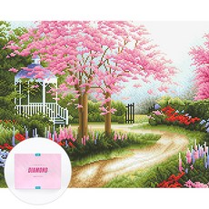 DCLARE 相框畫布型鑽石畫 DIY 套組 40 x 50 cm, 1套, 回家的路