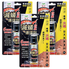 鱷魚 滅蟻攻巢連環劑 火蟻專用, 30g, 3瓶