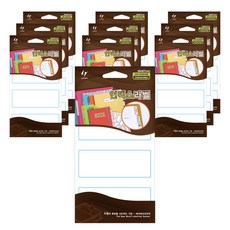 LATECH 標籤貼紙 20-G203 38*87mm, B 藍色, 10片