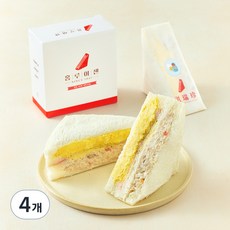 홍루이젠 에그 참치마요 샌드위치 2개입, 260g, 4개