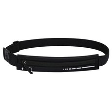 Minimalab反光跑步運動腰包, 黑色, 1個