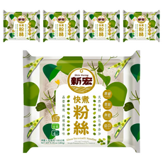 新宏 快煮粉絲, 5個, 180g