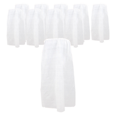 Inareum 一次性不織布浴袍 62 x 78 cm, 白色, 10個