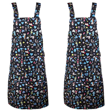 防水圍裙, 2個, 1 黑色