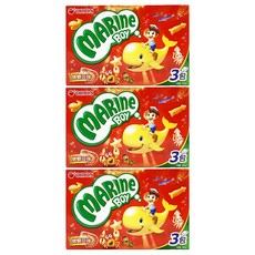 ORION 好麗友 好多魚餅乾 烤蝦口味, 90g, 3盒