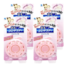 小林製藥 垃圾桶除臭貼 2.7ml 粉紅-清新微香, 4個