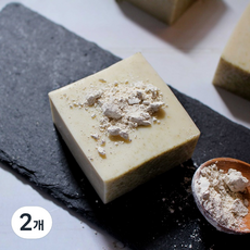 두류헌 지리산 클렌징 비누 화이트클레이, 80g, 2개