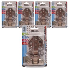 泉友 液壓鉸鏈, 二段式, 冷軋鋼, 48 x 90mm, 5個