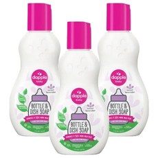 dapple baby 奶瓶及餐具清潔液 外出用 薰衣草，植物成分, 90ml, 3瓶