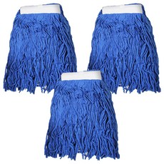 World Clean 青絲 麻布拖把布 370g, 3個