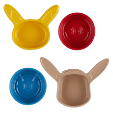 LE CREUSET 寶可夢系列迷你醬料碟4件組, 1套, 4個醬料碟, 彩色