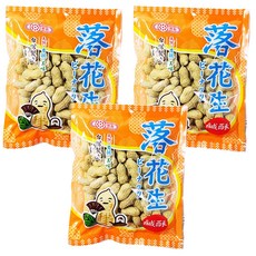 惠香 鹹酥花生 台灣在地傳統美味 嚴選帶殼花生, 130g, 3包