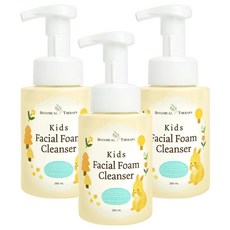 보타니컬테라피 키즈 페이셜 폼 클렌저, 280ml, 3개
