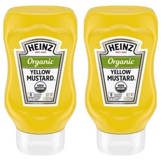 HEINZ 亨氏 有機黃芥末醬 226g 美式經典風味、無添加、沾醬/佐料, 2瓶