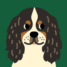 아트조이 DIY 명화그리기 20 x 20 cm, 킹찰스스패니얼, 1개