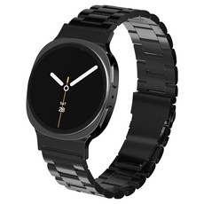 YOGER Galaxy Watch 金屬鋼錶帶, 黑色, 1個