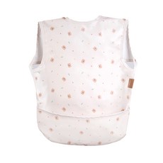 babyclo 嬰兒初期副食品穿戴式防水全身圍兜, 1個, 1入, 小熊米色