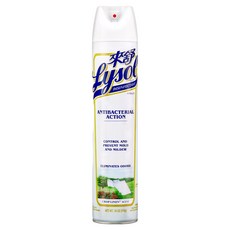 Lysol 來舒 噴霧抗菌清潔劑 清爽亞麻香, 510g, 1瓶