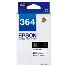 EPSON NO.364 原廠墨水匣 T364150, 黑色, 1個
