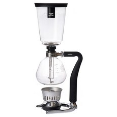 HARIO 好璃奧 新世代虹吸壺 600ml, 黑色 + 透明, 1組