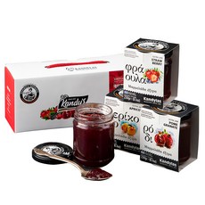 캔딜라스 지중해 과일잼 딸기 230g + 살구 230g + 석류 230g 3종 선물세트, 1세트