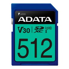ADATA 威剛 SD 卡 UHS-I U3 V30, 512GB