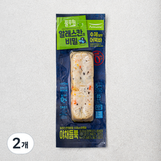 풀무원 알래스칸의비밀 수제 집맛 어묵바 야채듬뿍, 70g, 2개
