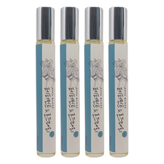 허브플러스 아로마 롤온퍼퓸 펄스포인트 페퍼민트/로즈마리, 12ml, 4개