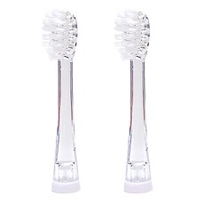 CAREISM 兒童電動牙刷替換刷頭2入組, 音波震動 柔軟刷毛 小頭設計 IPX7防水, 4589712491239, 1組